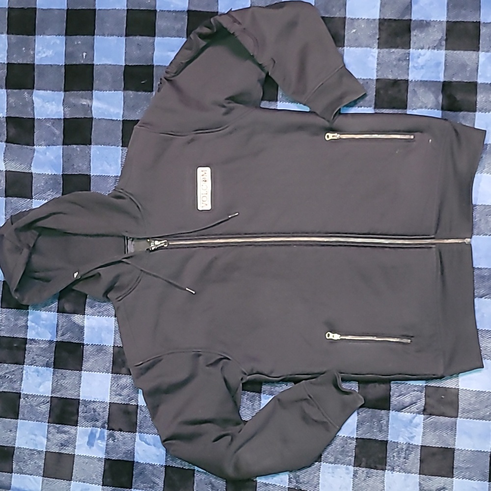 Volcom. Full-zip. Lined. Thick. Garage hooded jacket. Oversized Medium.
